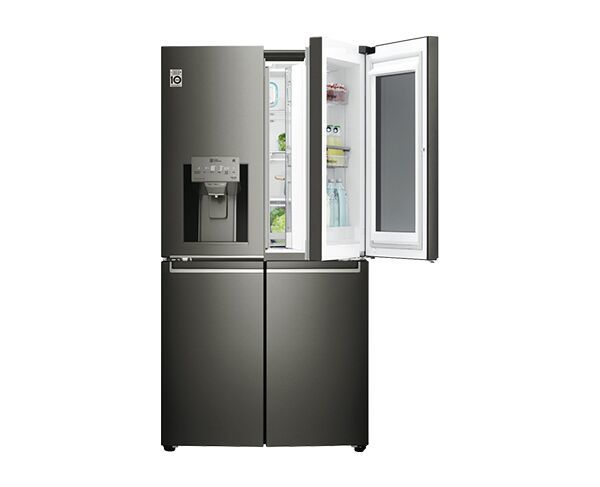 708L LG French Door Black Stainless Steel Fridge